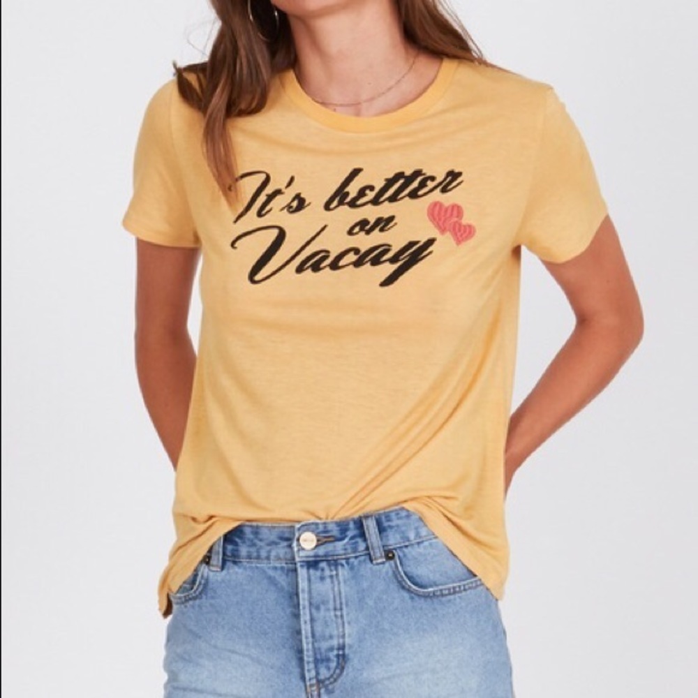 Amuse Society “it’s better on vacay” tee